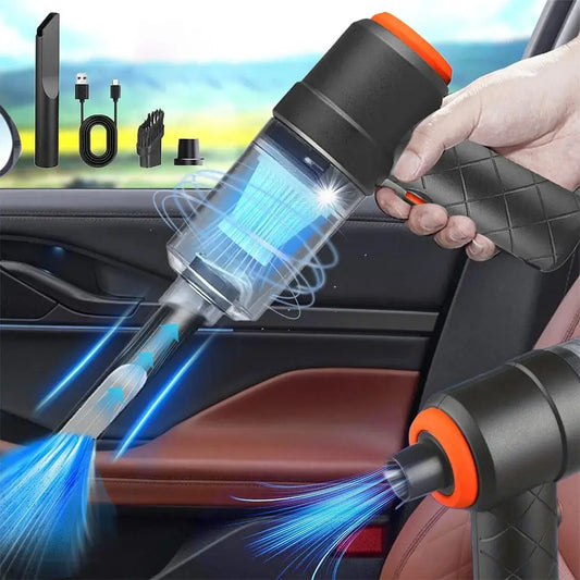 Handheld Car Vacuum Cleaner Wireless Multipurpose Powerful Vacuum Cleaner USB Charging Small Car Household Vacuum Cleaner
