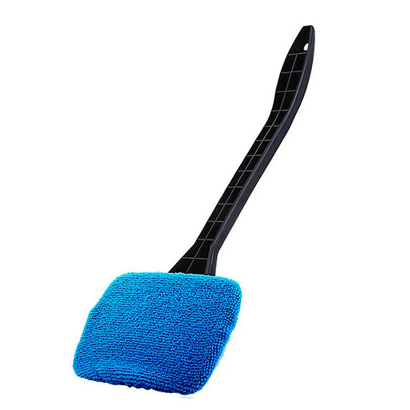 Car Window Cleaner Brush Kit Windshield Wiper Microfiber Wiper Cleaner Cleaning Brush Auto Cleaning Wash Tool with Long Handle