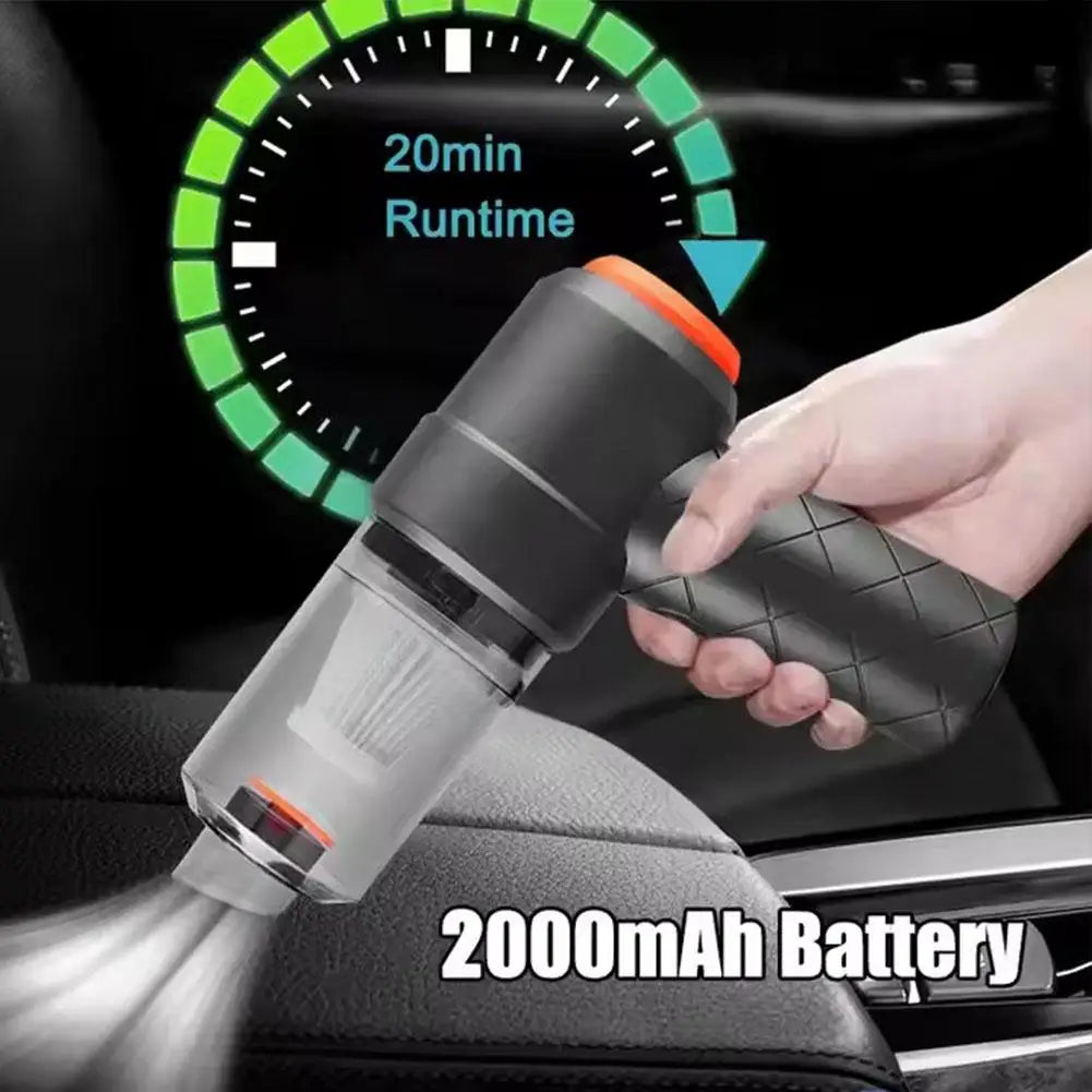 Handheld Car Vacuum Cleaner Wireless Multipurpose Powerful Vacuum Cleaner USB Charging Small Car Household Vacuum Cleaner