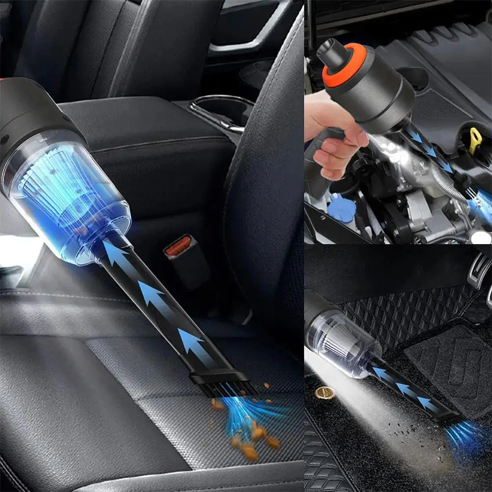Handheld Car Vacuum Cleaner Wireless Multipurpose Powerful Vacuum Cleaner USB Charging Small Car Household Vacuum Cleaner