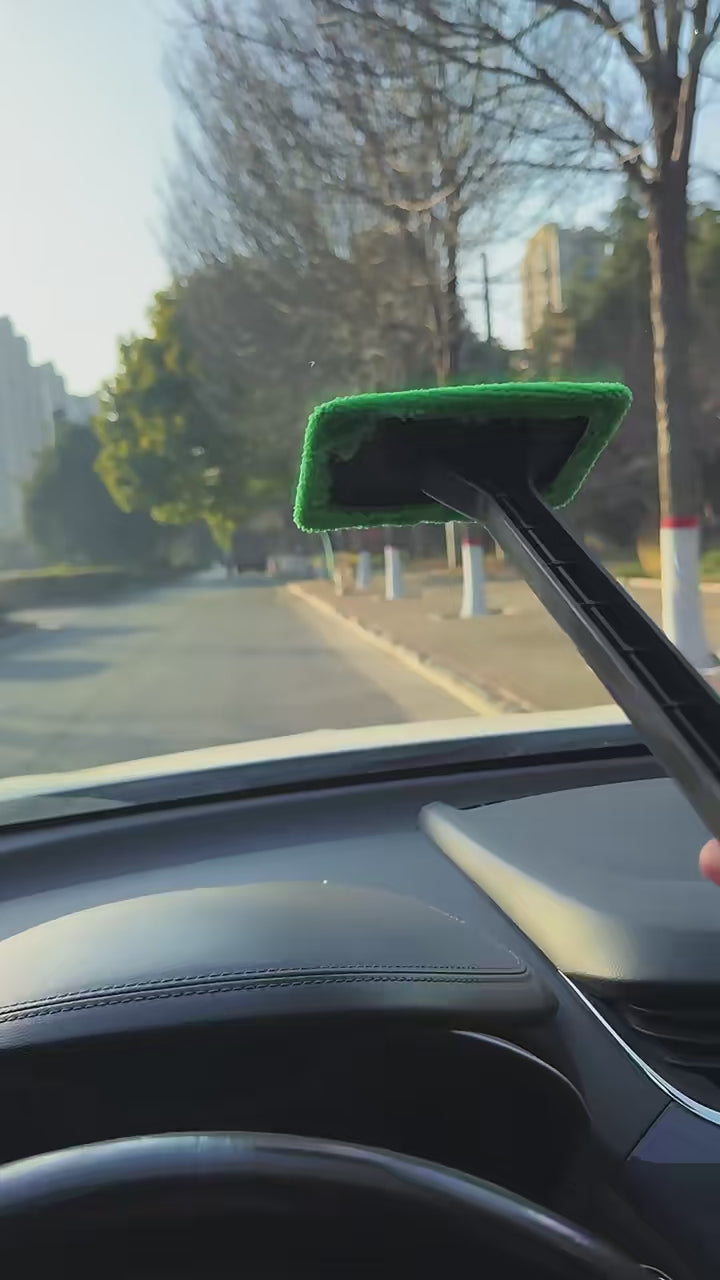 DriviQ ClearDrive Windshield & Car Window Cleaner, Streak-Free Cleaning • Reusable Design • Easy Grip